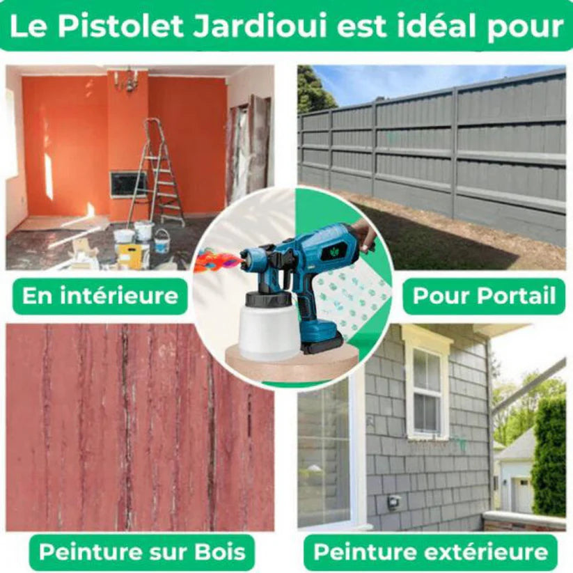 PISTOLET À PEINTURE PORTATIF MAGIQUE (+BATTERIE OFFERTE) | 80% DE RÉDUCTION